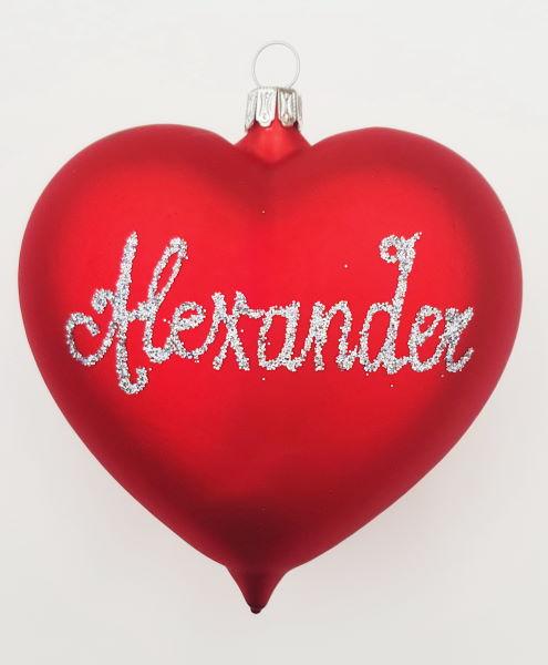 Herz groß mit individueller Beschriftung